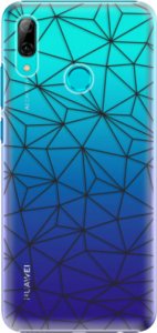 Plastové pouzdro iSaprio - Abstract Triangles 03 - black - Huawei P Smart 2019