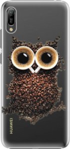 Plastové pouzdro iSaprio - Owl And Coffee - Huawei Y6 2019
