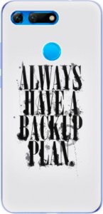 Odolné silikonové pouzdro iSaprio - Backup Plan - Huawei Honor View 20