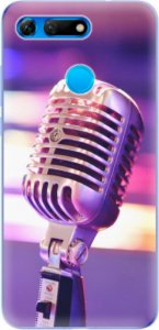Odolné silikonové pouzdro iSaprio - Vintage Microphone - Huawei Honor View 20