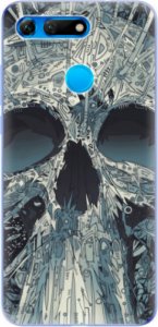 Odolné silikonové pouzdro iSaprio - Abstract Skull - Huawei Honor View 20