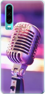 Odolné silikonové pouzdro iSaprio - Vintage Microphone - Huawei P30