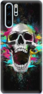 Odolné silikonové pouzdro iSaprio - Skull in Colors - Huawei P30 Pro
