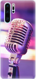 Odolné silikonové pouzdro iSaprio - Vintage Microphone - Huawei P30 Pro