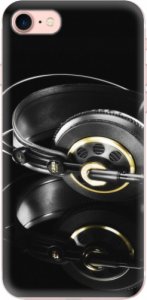 Odolné silikonové pouzdro iSaprio - Headphones 02 - iPhone 7