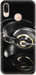 Odolné silikonové pouzdro iSaprio - Headphones 02 - Huawei P20 Lite