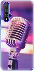 Plastové pouzdro iSaprio - Vintage Microphone - Huawei Honor 20