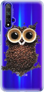 Plastové pouzdro iSaprio - Owl And Coffee - Huawei Honor 20