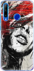 Plastové pouzdro iSaprio - Sketch Face - Huawei Honor 20 Lite