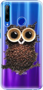 Plastové pouzdro iSaprio - Owl And Coffee - Huawei Honor 20 Lite