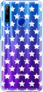 Plastové pouzdro iSaprio - Stars Pattern - white - Huawei Honor 20 Lite