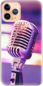 Odolné silikonové pouzdro iSaprio - Vintage Microphone - iPhone 11 Pro