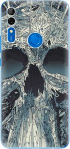 Odolné silikonové pouzdro iSaprio - Abstract Skull - Huawei P Smart Z