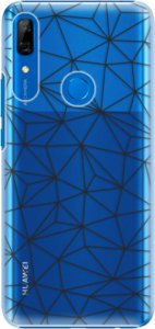 Plastové pouzdro iSaprio - Abstract Triangles 03 - black - Huawei P Smart Z