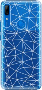 Plastové pouzdro iSaprio - Abstract Triangles 03 - white - Huawei P Smart Z