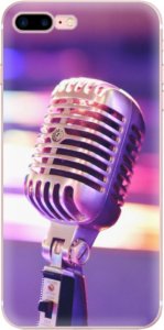 Odolné silikonové pouzdro iSaprio - Vintage Microphone - iPhone 7 Plus
