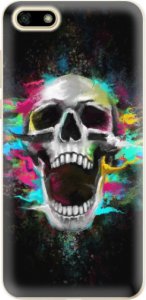 Odolné silikonové pouzdro iSaprio - Skull in Colors - Huawei Y5 2018