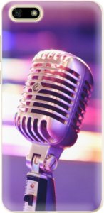 Odolné silikonové pouzdro iSaprio - Vintage Microphone - Huawei Y5 2018