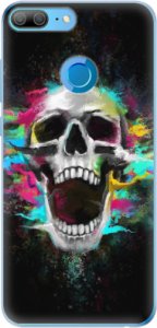 Odolné silikonové pouzdro iSaprio - Skull in Colors - Huawei Honor 9 Lite