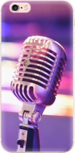 Odolné silikonové pouzdro iSaprio - Vintage Microphone - iPhone 6 Plus/6S Plus