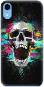 Odolné silikonové pouzdro iSaprio - Skull in Colors - iPhone XR