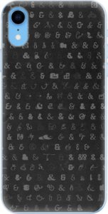 Odolné silikonové pouzdro iSaprio - Ampersand 01 - iPhone XR