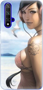 Odolné silikonové pouzdro iSaprio - Girl 02 - Huawei Honor 20