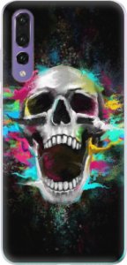 Odolné silikonové pouzdro iSaprio - Skull in Colors - Huawei P20 Pro