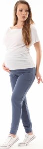 Těhotenské kalhoty/tepláky Gregx, Vigo s kapsami - jeans, vel. XXL