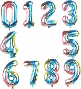 Nafukovací balónky čísla - 6