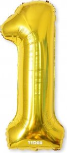 Nafukovací balónky čísla maxi zlaté - 1