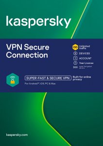 Kaspersky Secure Connection 5x 1 uživatel 1 rok Nová