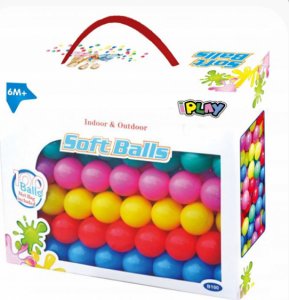 IPLAY Náhradní balónky do bazénu - 100ks, mix
