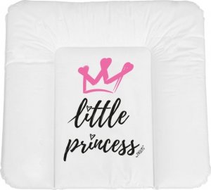 NELLYS Přebalovací podložka, měkká, Little Princess, 85 x 72 cm, bílá