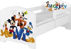 BabyBoo Dětská postel 140 x 70cm Disney - Mickey Friends, bílá