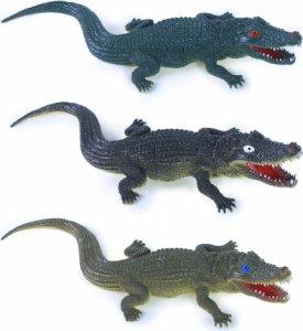 Krokodýl 3 druhy 38 cm
