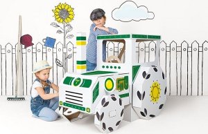 Dětský kartonový traktor Tektorado