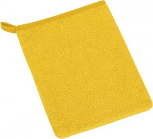 Froté žínka - 17x25 cm - žlutá