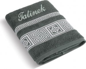Froté ručník řecká kolekce se jménem TATÍNEK - 50x100 cm - mechová