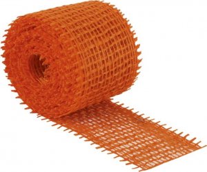 Jutový dekorační pásek - 3m x 4 cm - oranžový