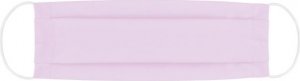 Ústní rouška bavlněná na gumičku - 15x22 cm - fialová