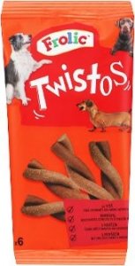 Frolic pochoutka Twistos 6ks s hovězím