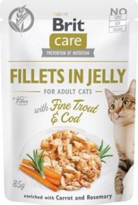 Cat Fillets in Jelly with Trout&Cod 85g