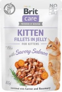 Cat Fillets in Jelly Kitten with Salmon 85g