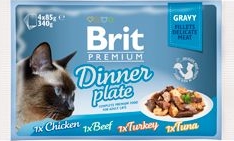 Cat D Fillets in Gravy Dinner Plate 340g