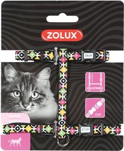 Postroj kočka ARROW nylon černý Zolux