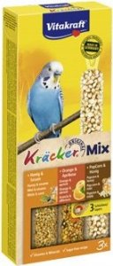 Bird Kräcker Andulka med/pom/popcorn tyč 3ks