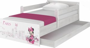 BabyBoo Dětská postel Disney - MAX Minnie Paris 160 x 80 cm + šuplík