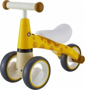 Odrážedlo/tříkolka Eco Toys, Žirafka - žlutá