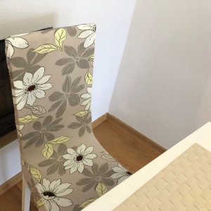 Elastický potah na židli - šedý